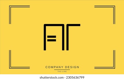 FT, TF, Abstract Letters Logo Monogram