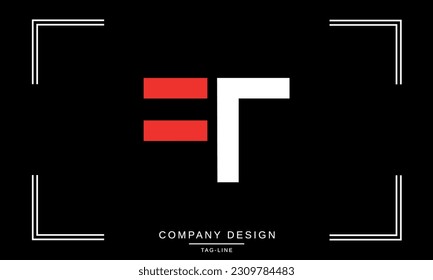FT, TF, Abstract Letters Logo Monogram