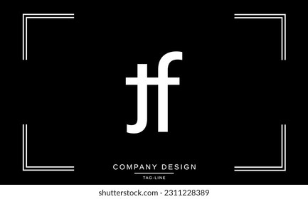 FT, TF, Abstract Letters Logo Monogram