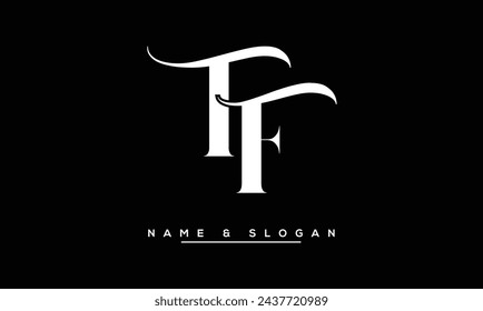 FT, TF, F, T Abstrakte Buchstaben Logo Monogramm