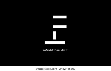 FT, TF, F, T Abstrakte Buchstaben Logo Monogramm