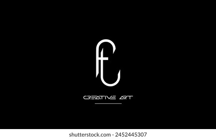 FT, TF, F, T Abstrakte Buchstaben Logo Monogramm
