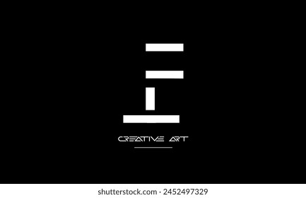 FT, TF, F, T letras abstractas logo monograma