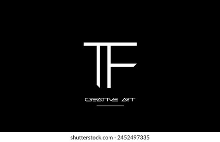 FT, TF, F, T abstract letters logo monogram