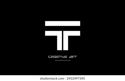 FT, TF, F, T Abstrakte Buchstaben Logo Monogramm