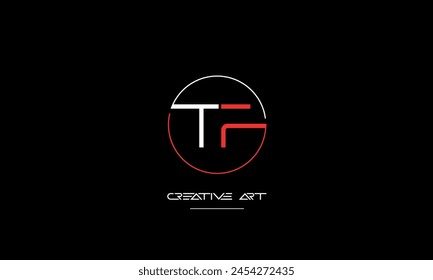 FT, TF, F, T Abstrakte Buchstaben Logo Monogramm