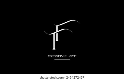 FT, TF, F, T Abstrakte Buchstaben Logo Monogramm