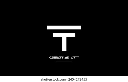 FT, TF, F, T Abstrakte Buchstaben Logo Monogramm