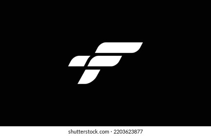 ft tf initial logo design vector graphic idea creative