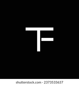 FT oder TF ‍ abstraktes Briefdesign. Hervorragendes professionelles Unternehmen fantastische künstlerische Branding-Unternehmen verschiedene Farben Illustration Logo.