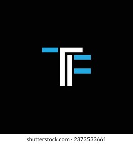 FT oder TF ‍ abstraktes Briefdesign. Hervorragendes professionelles Unternehmen fantastische künstlerische Branding-Unternehmen verschiedene Farben Illustration Logo.