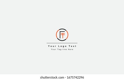 FT or TF letter logo. Unique attractive creative modern initial FT TF F T initial based letter icon logo