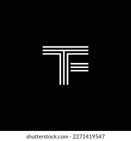 FT or TF ‍abstract outstanding professional business awesome artistic branding company different colors illustration logo