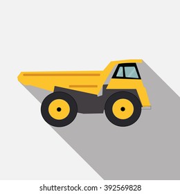 Ftat Truck Vector Illustration EPS10
