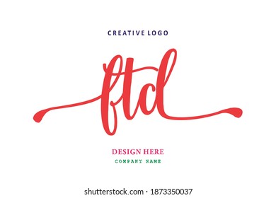 FTD lettering logo is simple, easy to understand and authoritative