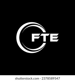 FTE Logo Design, Inspiration for a Unique Identity. Modern Elegance and Creative Design. Watermark Your Success with the Striking this Logo.
