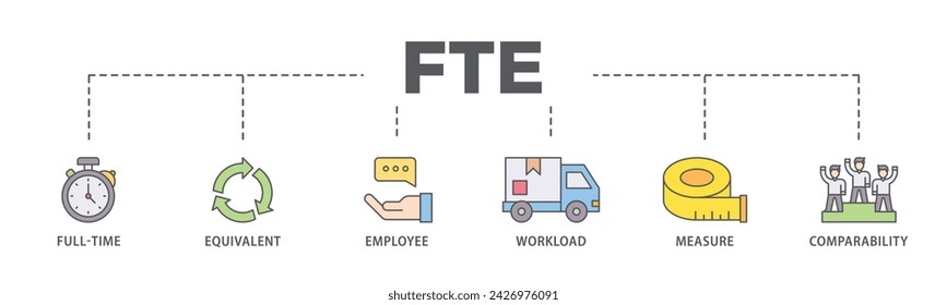 FTE web banner icon vector illustration concept consists of defi, white paper, play to earn, digital token, nft, blockchain, pool rewards and staking icon live stroke and easy to edit