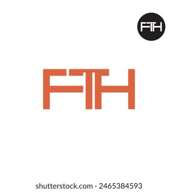 FTH Logo Letter Monogram Design