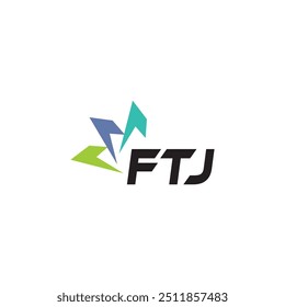 FTJ letter logo design on white background. Creative  modern FTJ letter logo design. Vector design.
Letters FTJ, FTJ logo  vector template. 