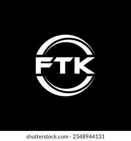 FTK Logo Design, Inspiration for a Unique Identity. Modern Elegance and Creative Design. Watermark Your Success with the Striking this Logo.