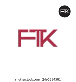 FTK Logo Letter Monogram Design