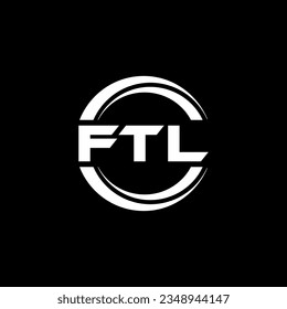 FTL Logo Design, Inspiration für eine einzigartige Identität. Modernes Eleganz und kreatives Design. Markieren Sie Ihren Erfolg mit dem Markieren dieses Logos.