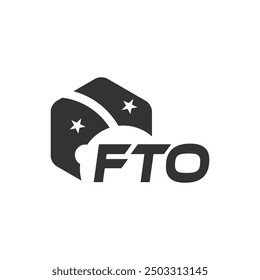 FTO letter logo design on white background. Creative  modern FTO letter logo design. Vector design.
Letters FTO, FTO logo  vector template.