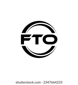 FTO Logo Design, Inspiration for a Unique Identity. Modern Elegance and Creative Design. Watermark Your Success with the Striking this Logo.
