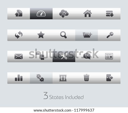 FTP & Hosting // Classic Series +++ It includes 3 buttons states in different layers. +++