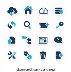 FTP & Hosting Icons // Azure Series