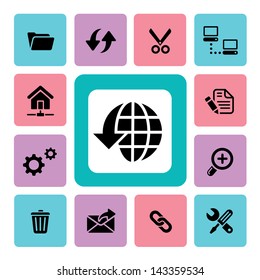 FTP & Hosting Icons for use