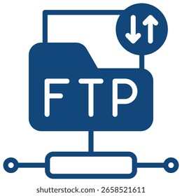 FTP-Symbolelement für Design