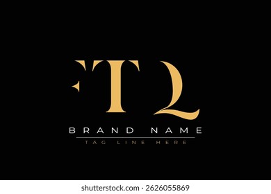 Diseño de logotipo de carta abstracta FTR. Este logotipo está diseñado por tres letras abstractas.