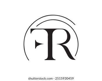 FTR Logo Design Vector Art