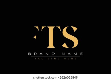 FTT abstract letter logo design. This logo is designed by three abstract letters.