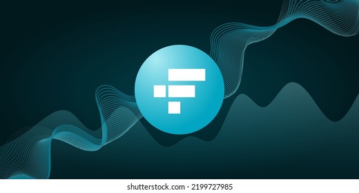 FTT FTX blockchain abstract background digital cryptocurrency