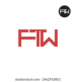 FTW Logo Letra Monograma Diseño