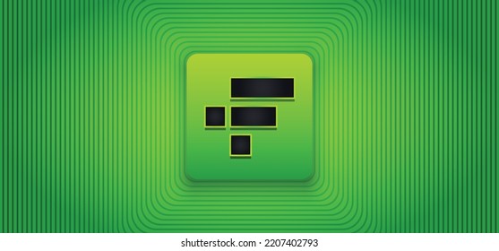 FTX Token FTT crypto coin logo vector illustration banner and background template