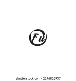 FU brush concept in high quality professional design that will print well across any print media
