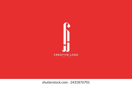 FU BU Abstract initial monogram letter alphabet logo design