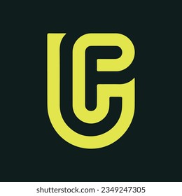 FU creative and modern vector logo design