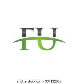 FU initial company green swoosh logo
