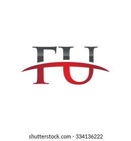 FU initial company red swoosh logo