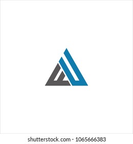 fu initial logo vector,  triangle