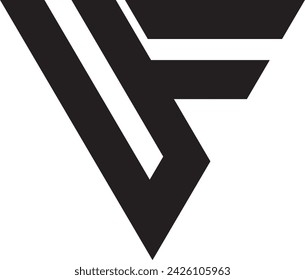 FU letter modern logo UF icon vector Design