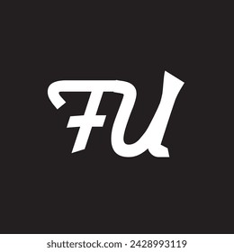 FU logo on a black background