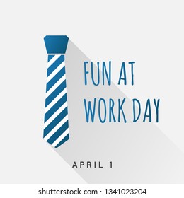 Fuan at work day design template