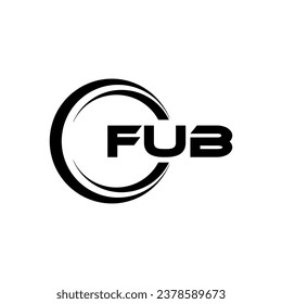 FUB Logo Design, Inspiration for a Unique Identity. Modern Elegance and Creative Design. Watermark Your Success with the Striking this Logo.