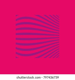 fuchsia background of the 60s hippie party