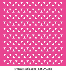 Fuchsia Linear Triangle Pattern